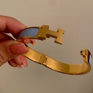 Light Blue Hermès bracelet BT